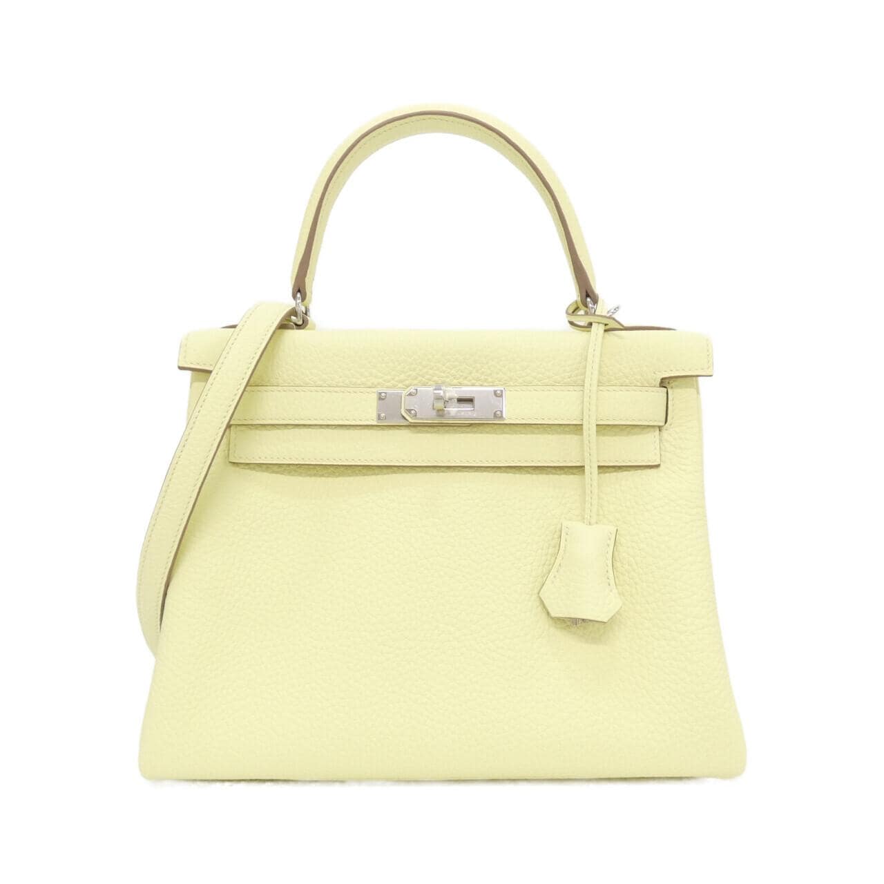 HERMES Kelly 028693CK Handbag Clemence