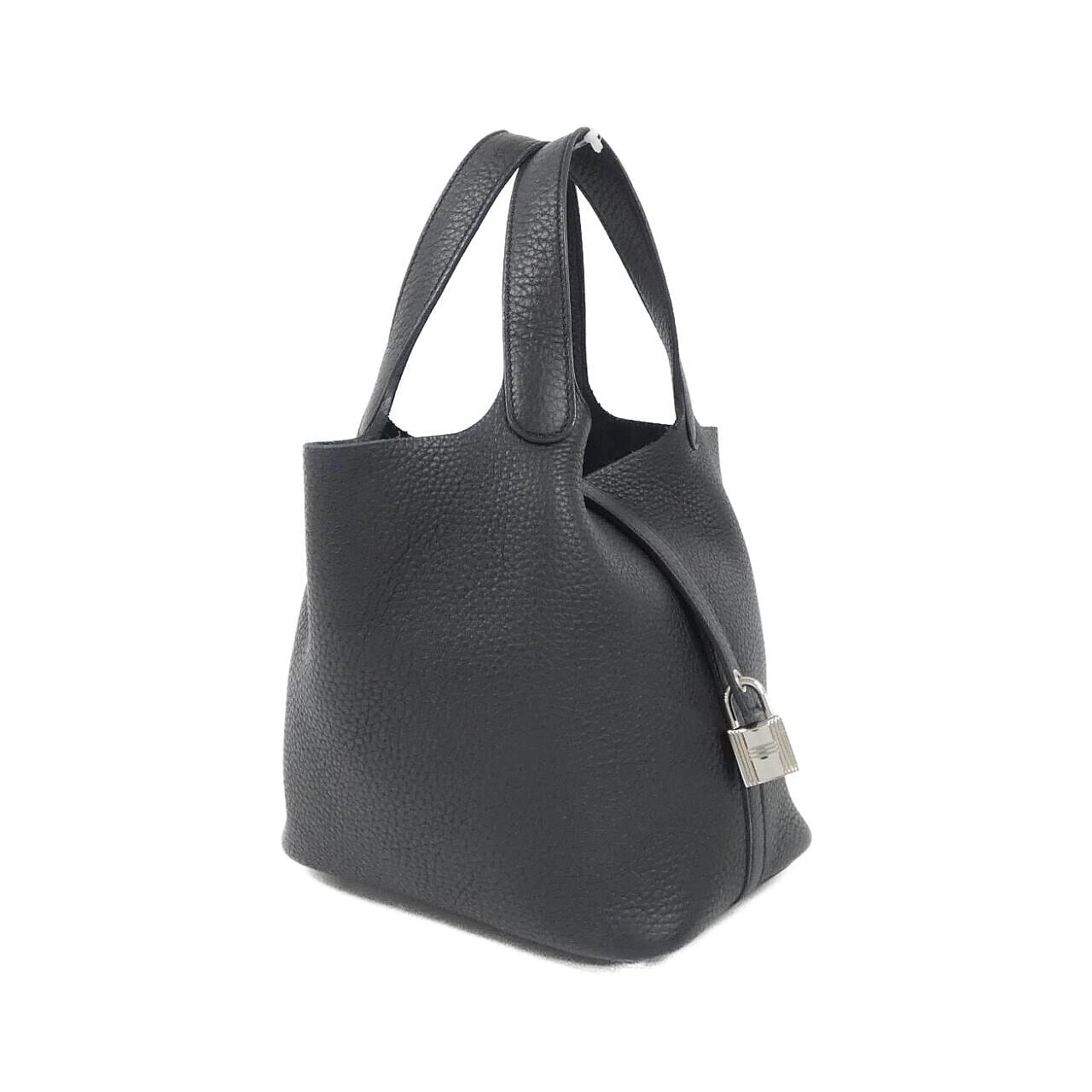 HERMES Picotin 056289CK Handbag Clemence
