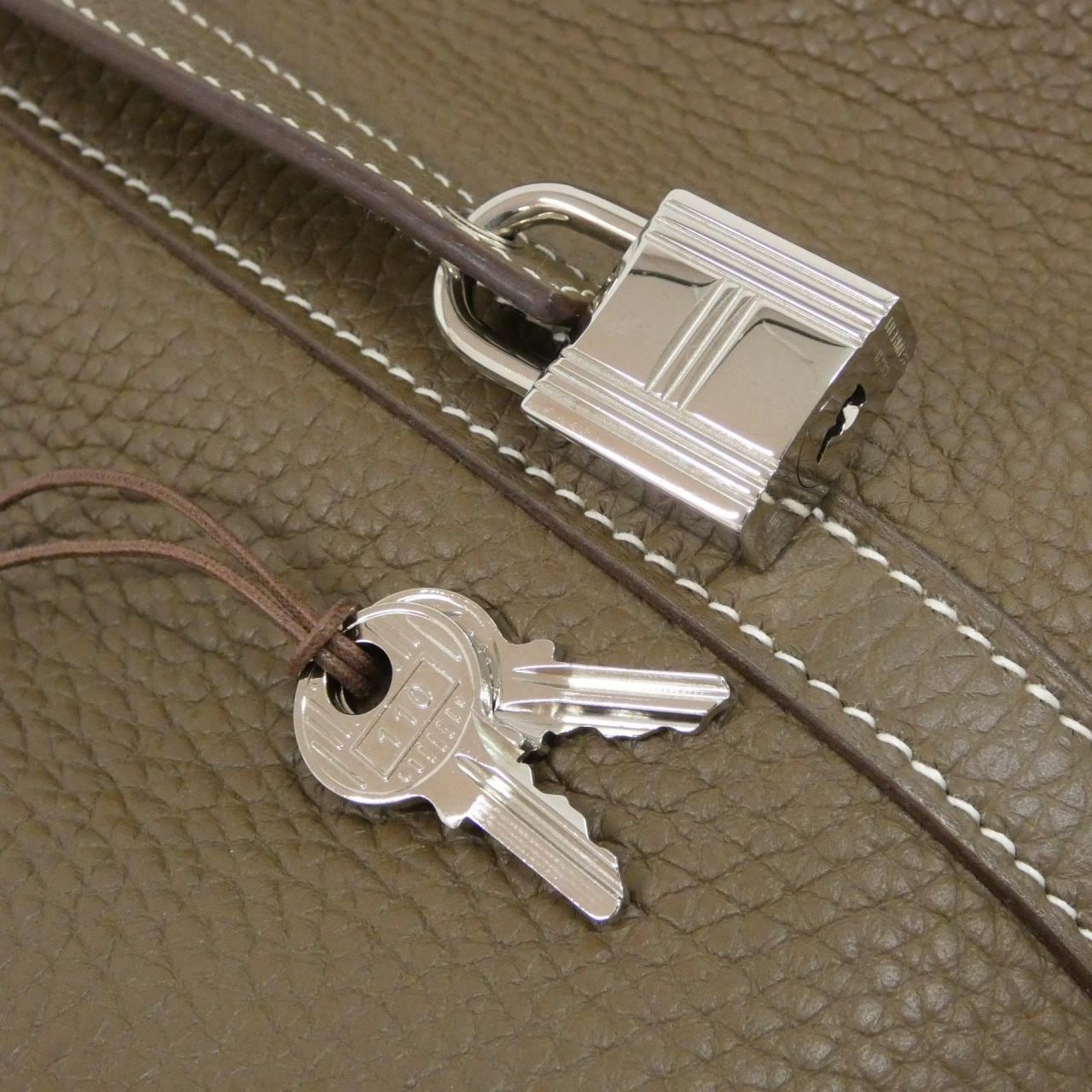 HERMES Picotin 060991CK Handbag Clemence 3