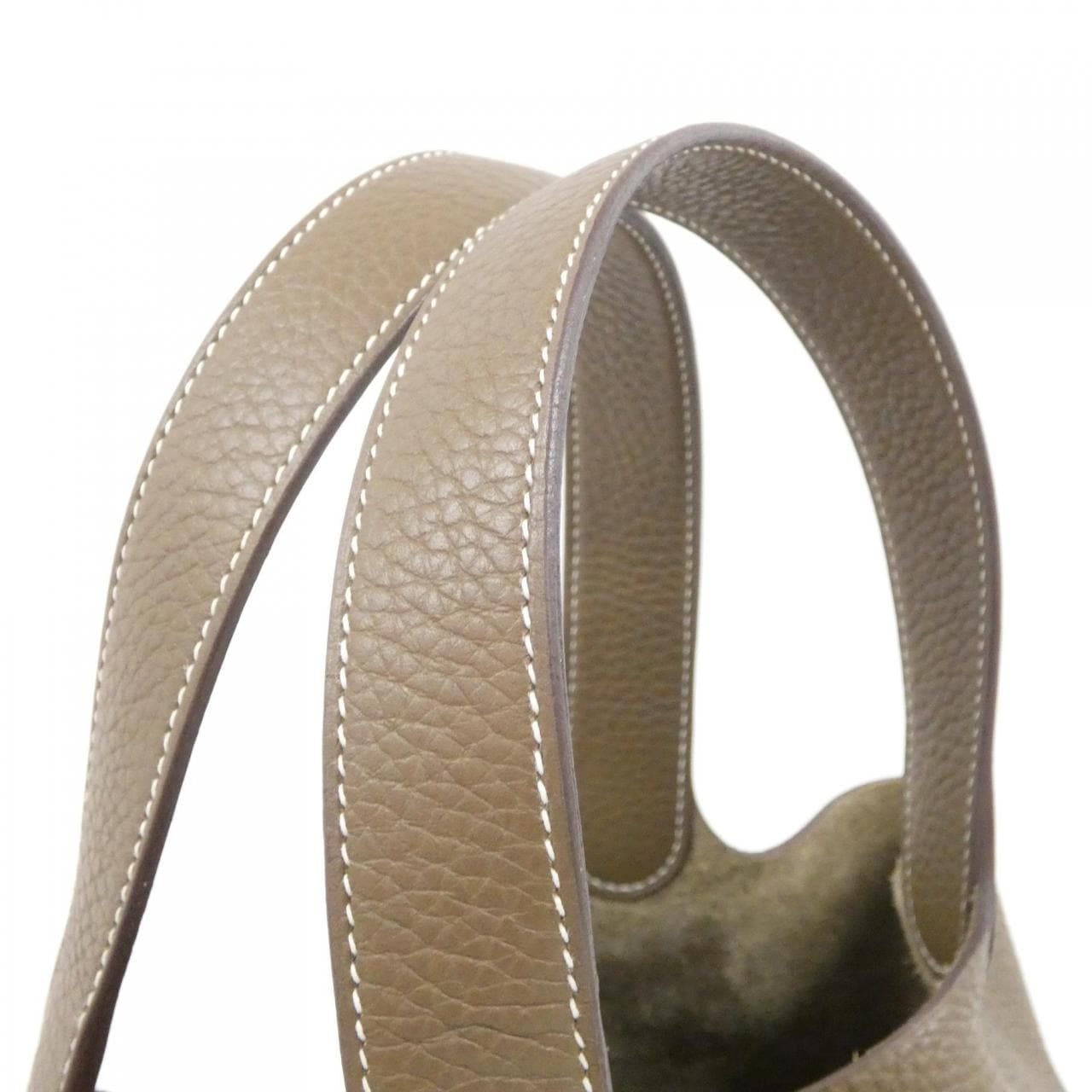 HERMES Picotin 060991CK Handbag Clemence 4