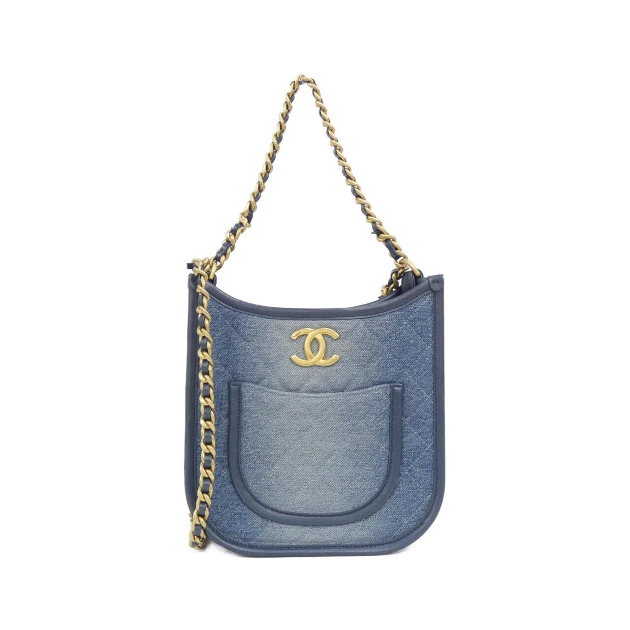 CHANEL AS4532 肩背包 牛仔布