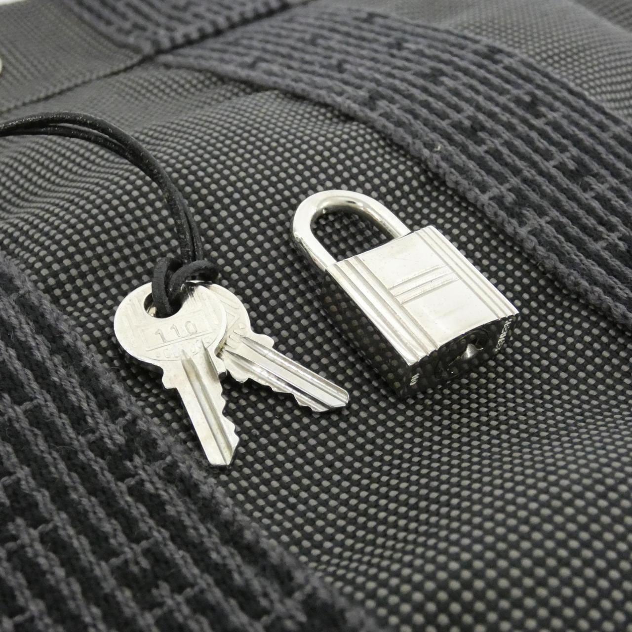 HERMES 101056M 手提包 帆布 4