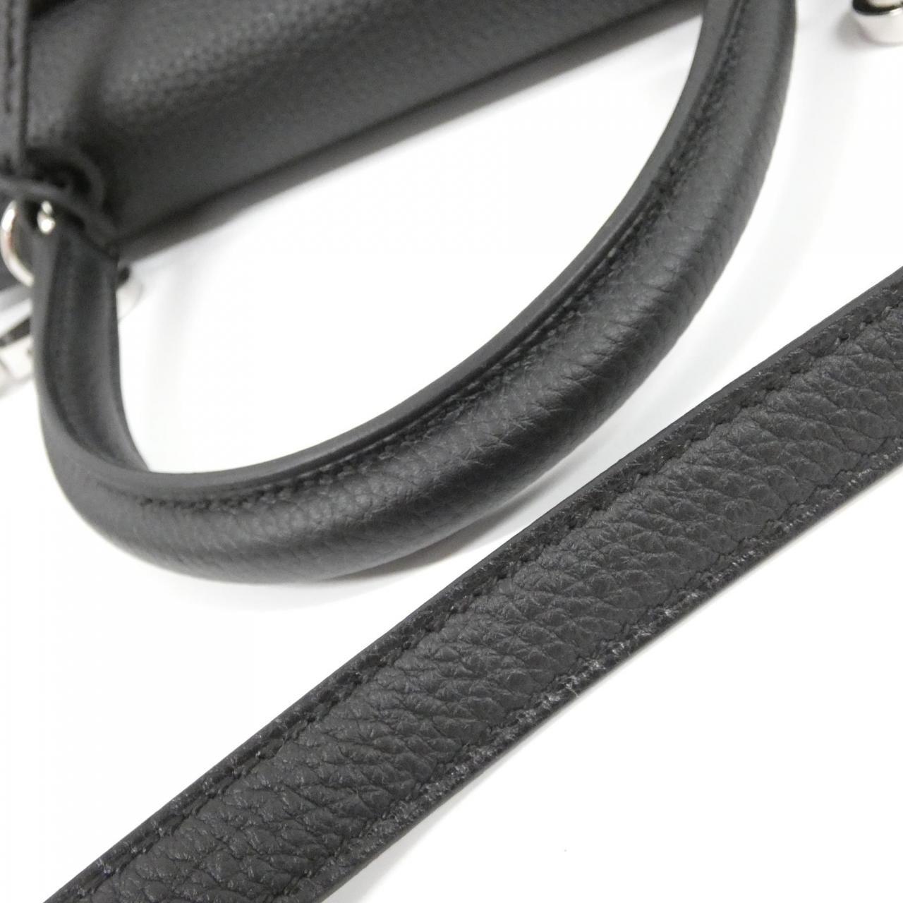 HERMES Kelly 044624CK Handbag Togo 5