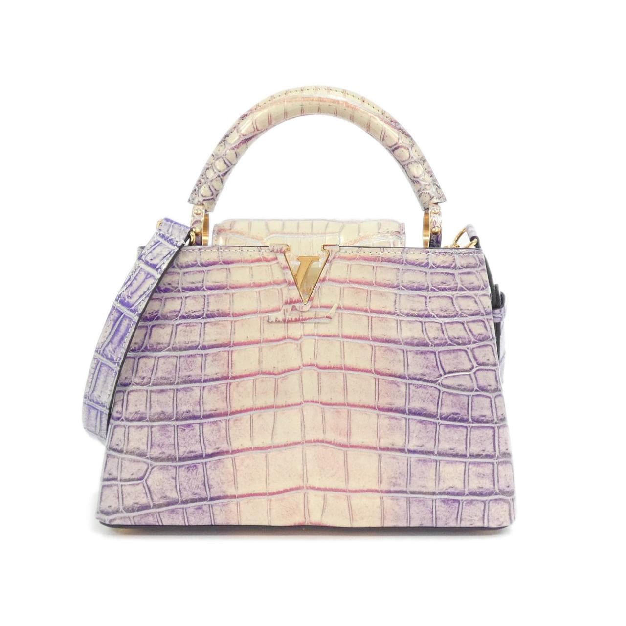 LOUIS VUITTON Capucines 手提包 皮革