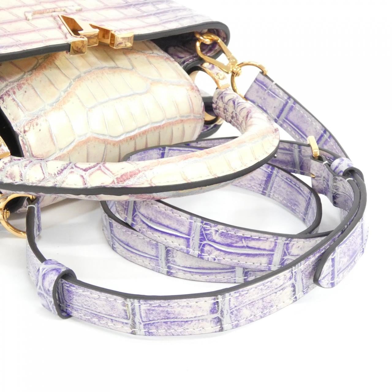 LOUIS VUITTON Capucines 手提包 皮革 5