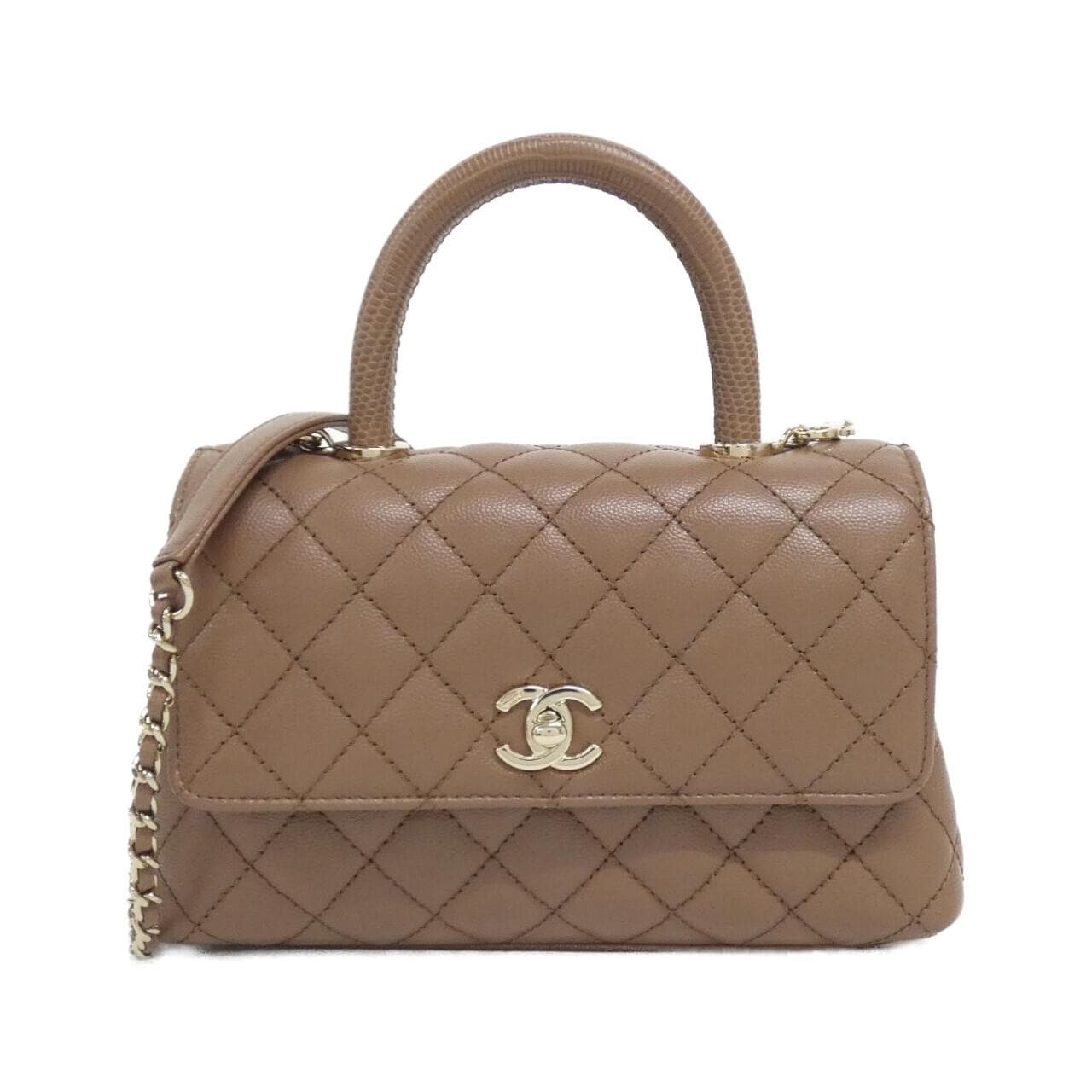 CHANEL Matelasse 92990 Handbag Grained Calfskin