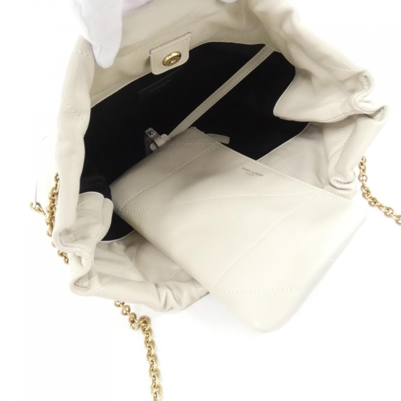 SAINT LAURENT 781666 AAB32 Shoulder Lambskin 5