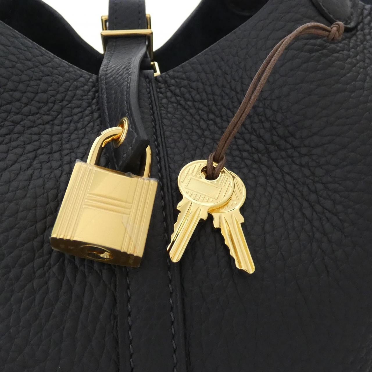 HERMES Picotin 056289CC Handbag Clemence 3