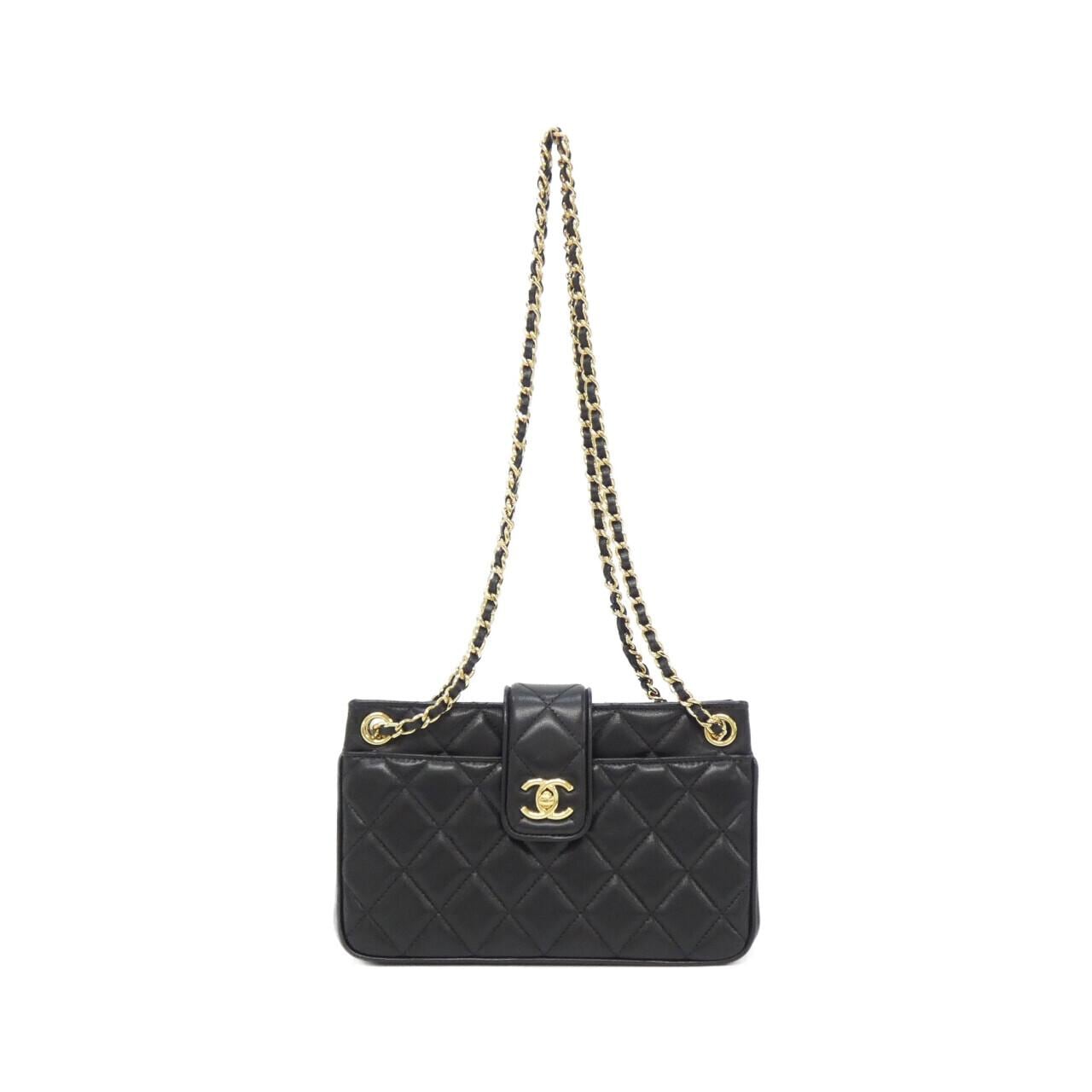 CHANEL 銀包 羊皮