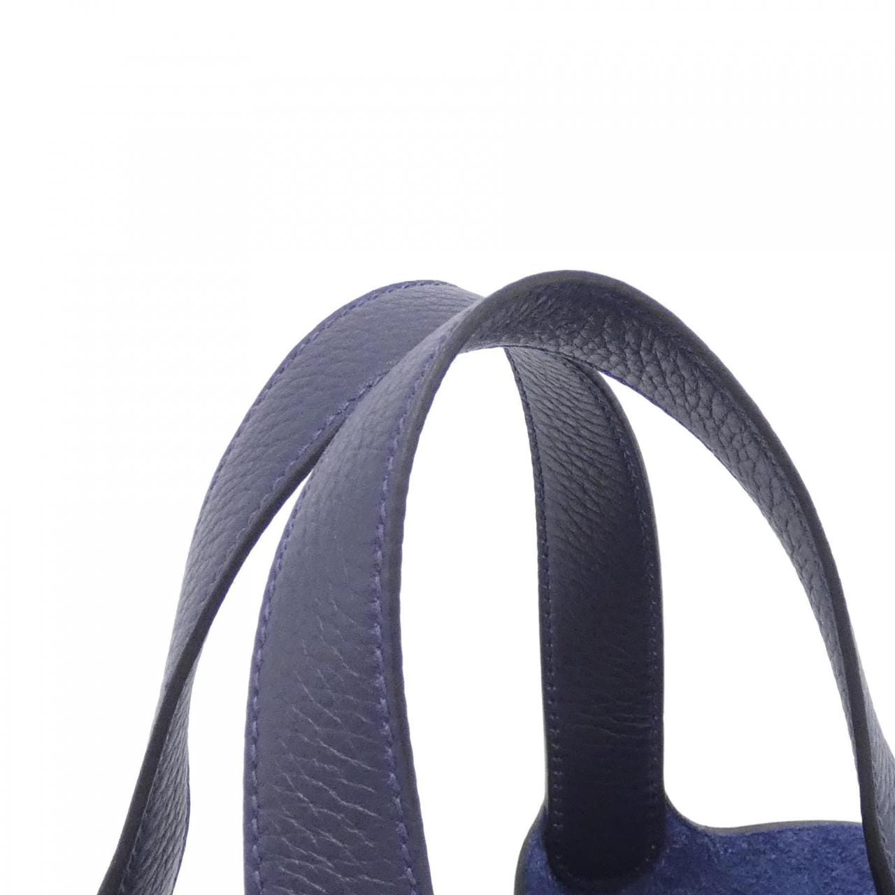 HERMES Picotin 056289CK Handbag Clemence 4