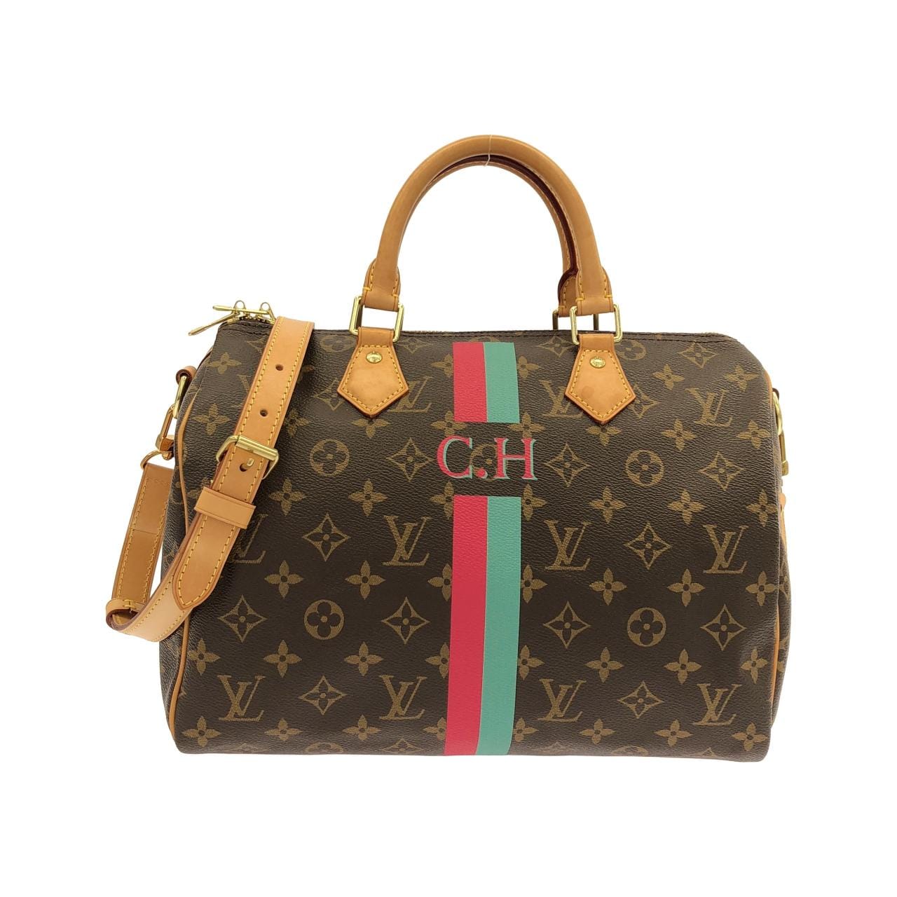 LOUIS VUITTON Speedy P00139 波士頓包 Monogram