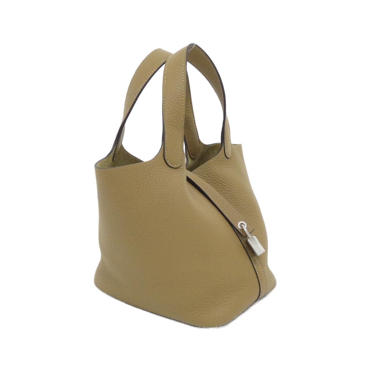 HERMES Picotin 056289CK Handbag Clemence
