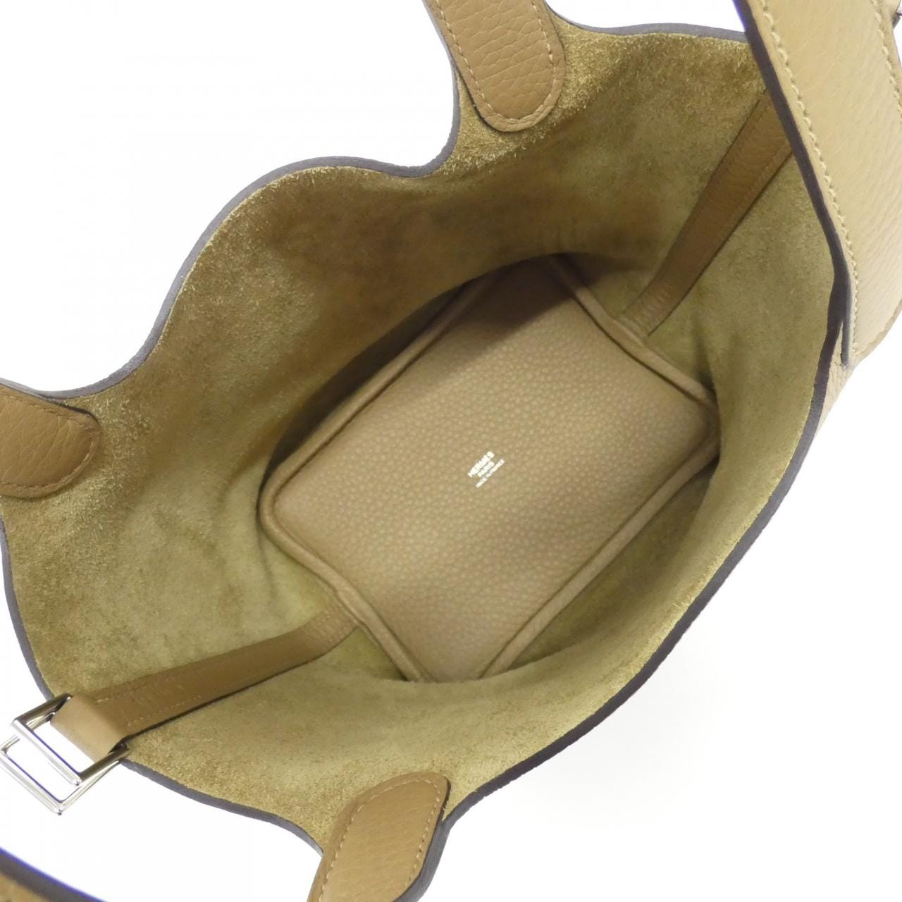 HERMES Picotin 056289CK Handbag Clemence 5