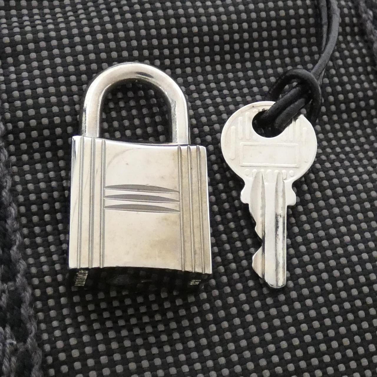 HERMES 101056M 手提包 帆布 4