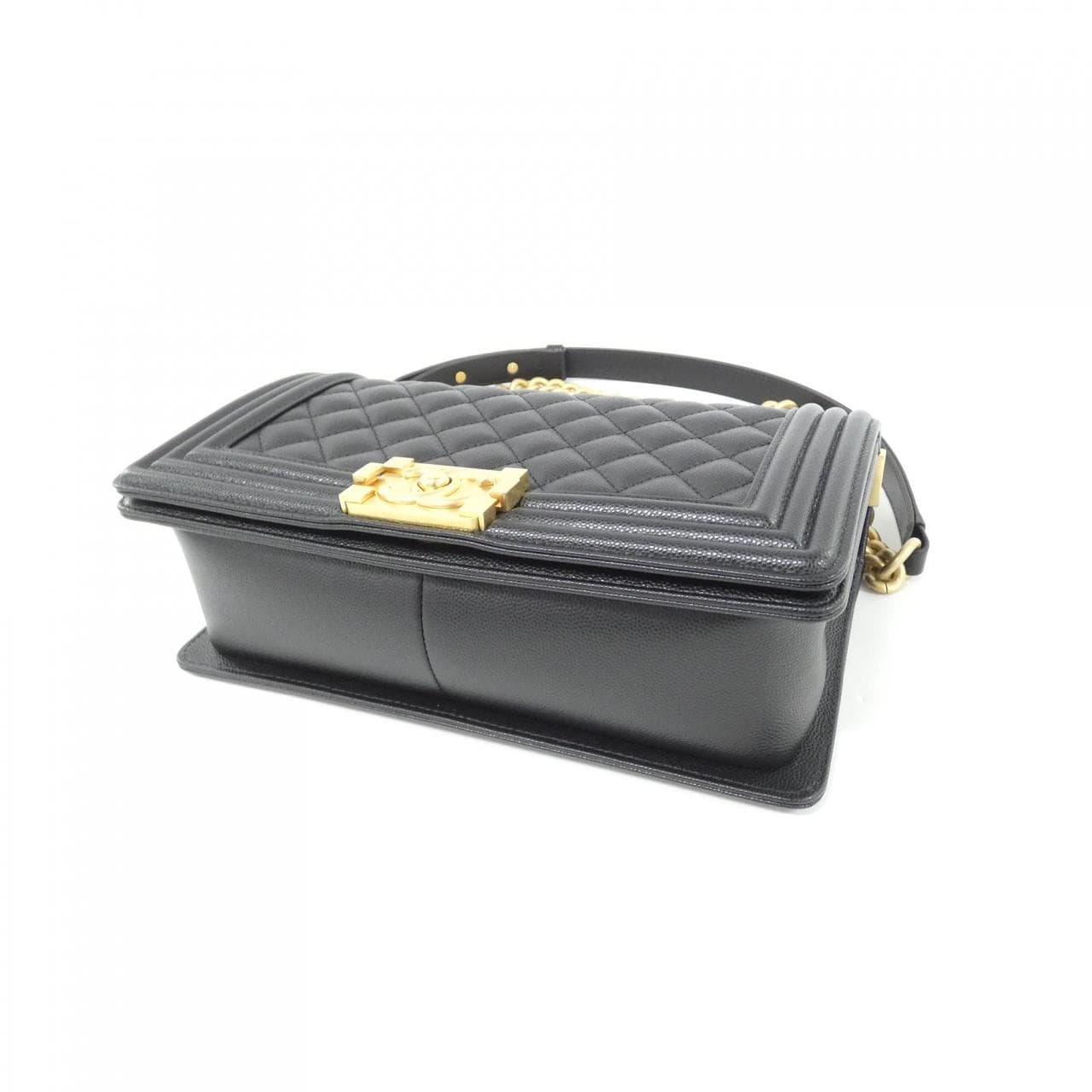 CHANEL Boy Chanel 67086 Shoulder Grained Calfskin 3