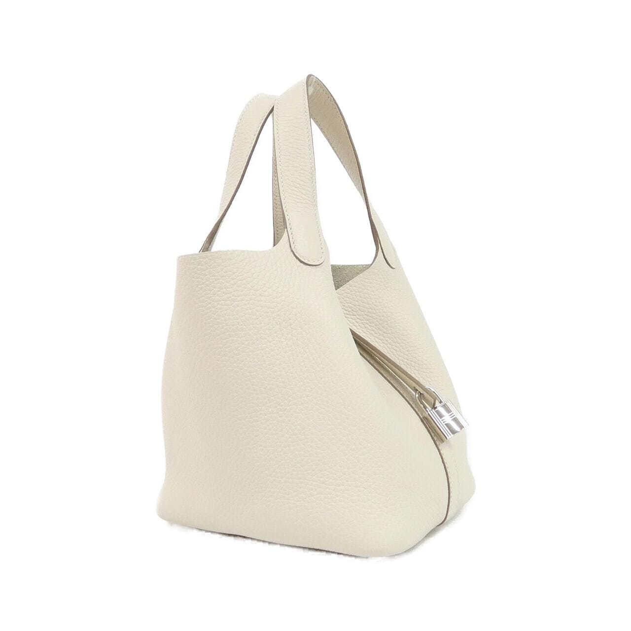 HERMES Picotin 056289CK Handbag Clemence