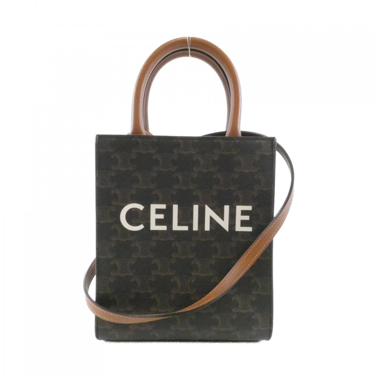 CELINE Cabas 194372BZK Handbag Canvas