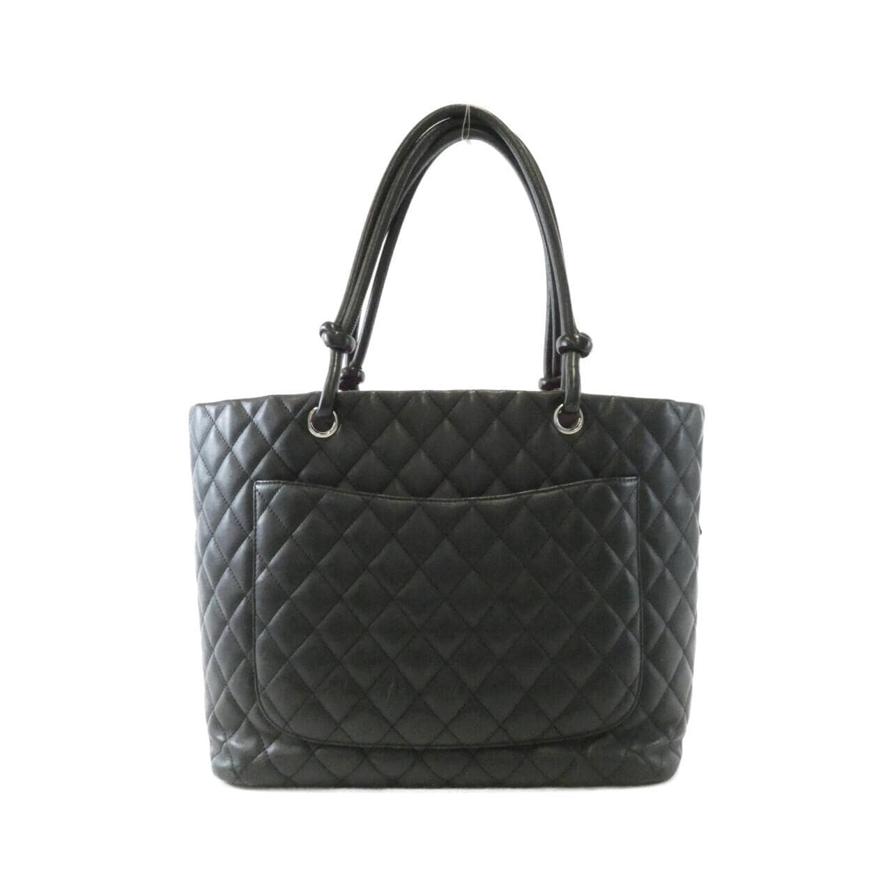 CHANEL Cambon 25169 Handbag Patent Leather 2