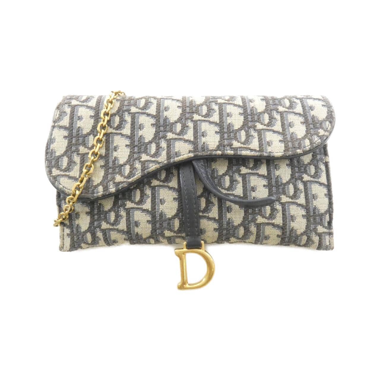 DIOR Saddle S5614CTZQ Wallet Canvas