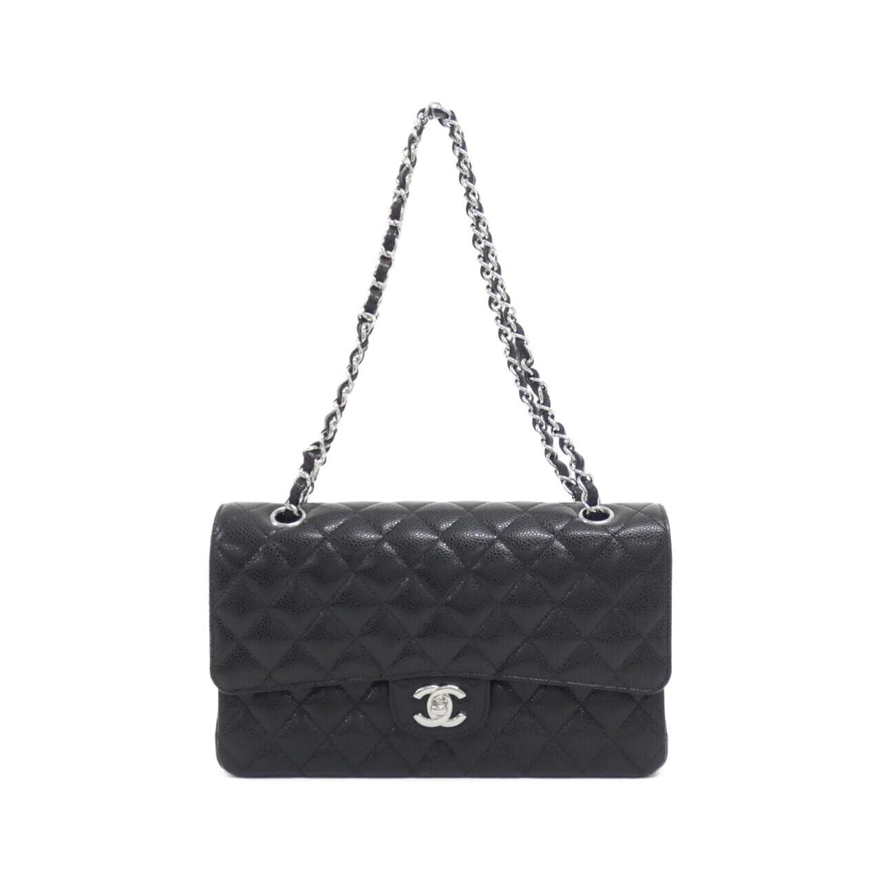 CHANEL Matelasse 1112 Shoulder Grained Calfskin