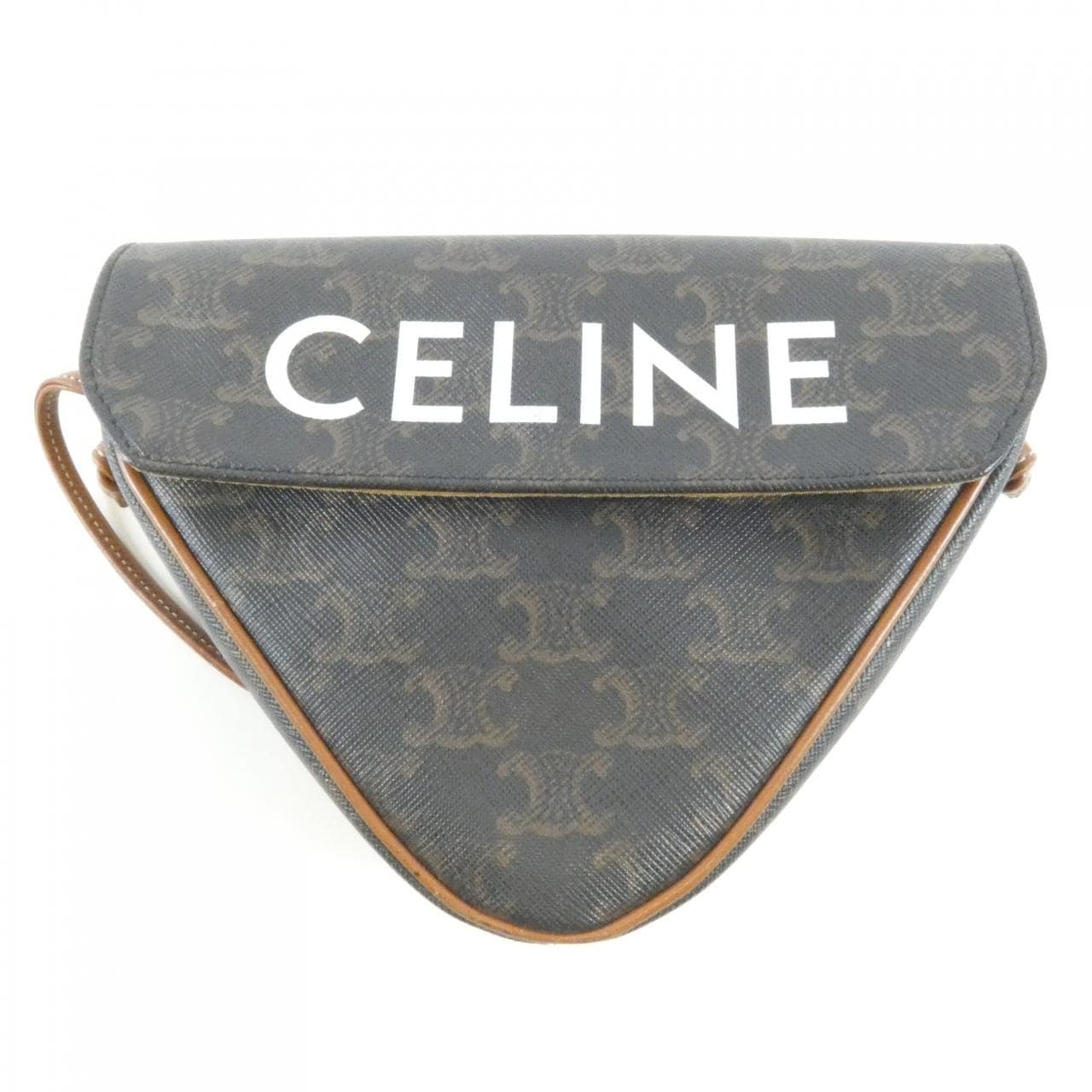 CELINE 195902BZK 肩背包 帆布
