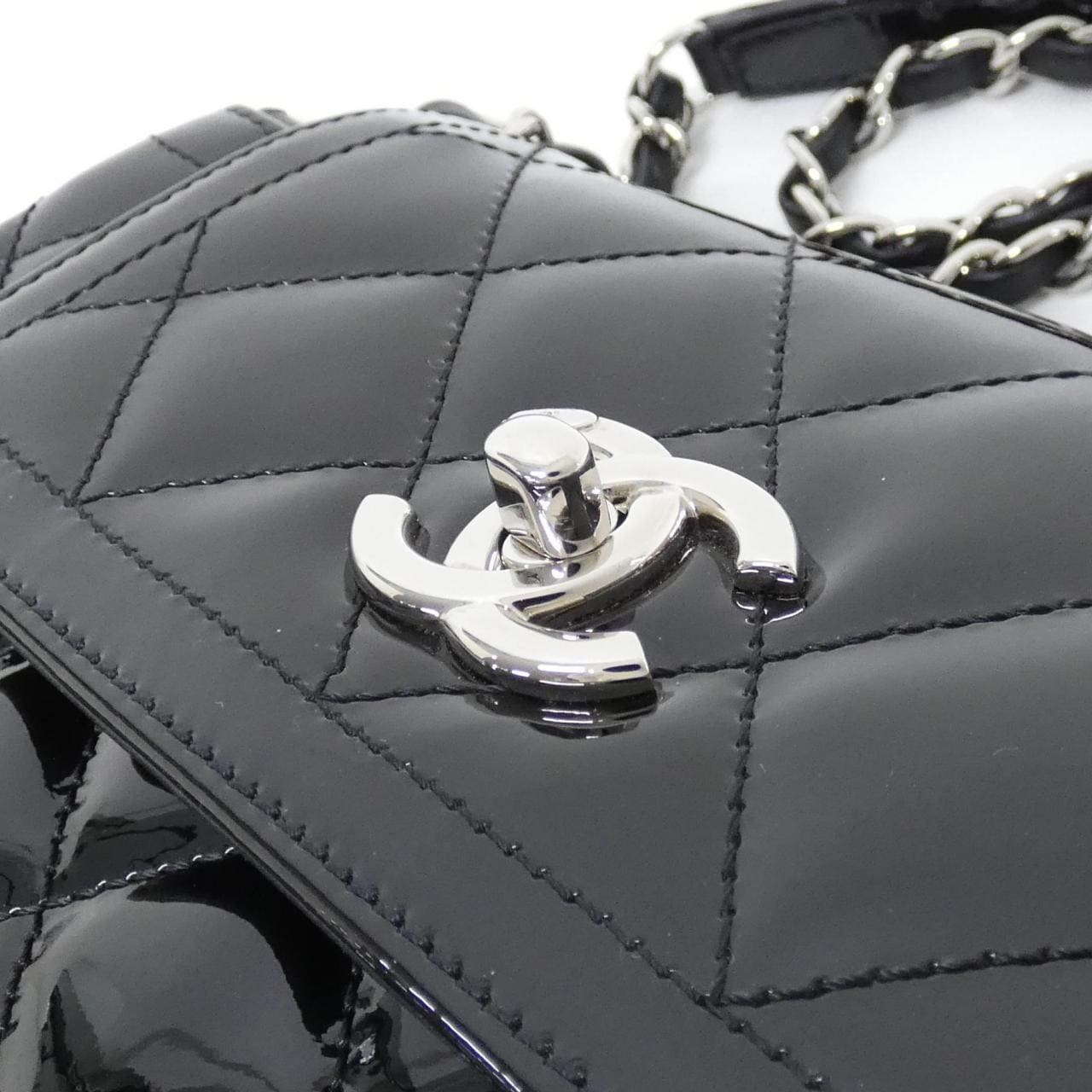 CHANEL 92779 肩背包 漆皮 4