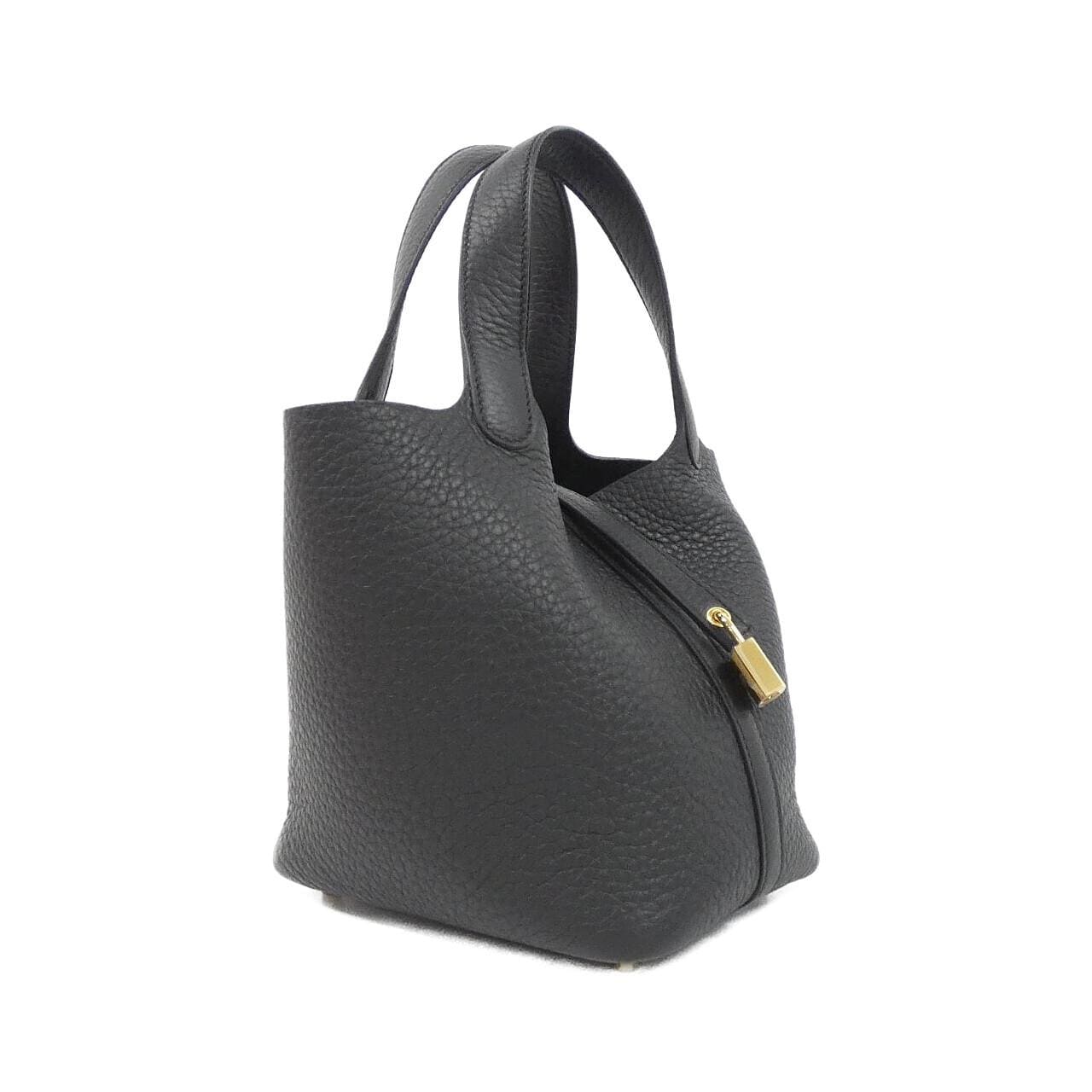 HERMES Picotin 056289CC Handbag Clemence