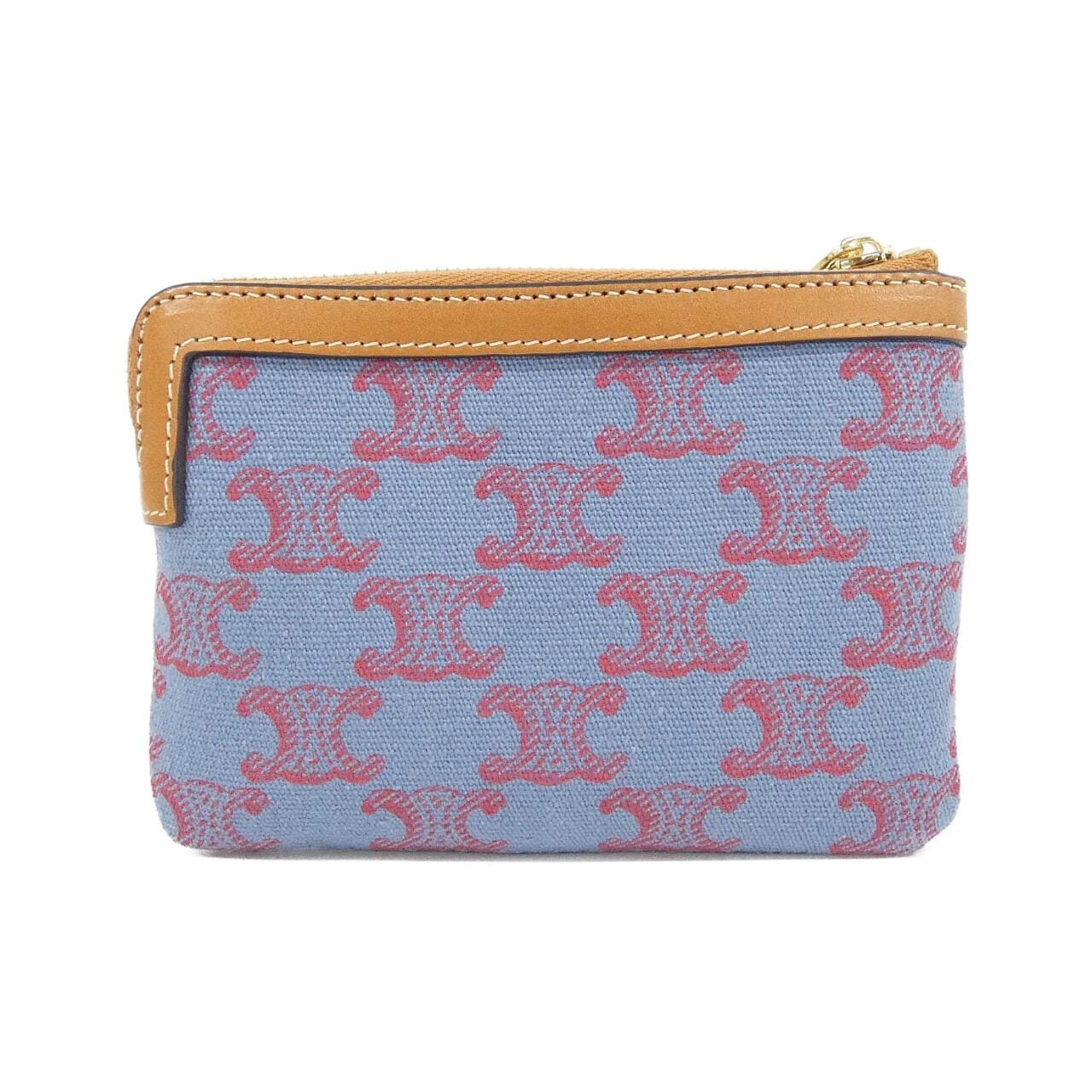 CELINE 10C663D37 Coin Case Denim 2