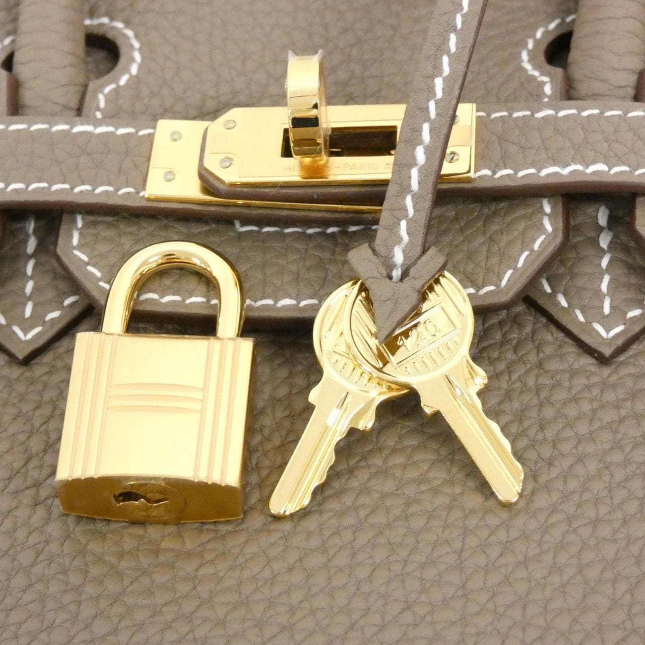 HERMES Birkin 041344CC Handbag Togo 4