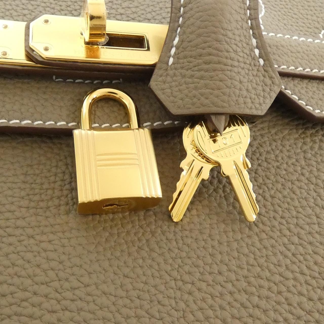HERMES Birkin 027633CC Handbag Togo 4