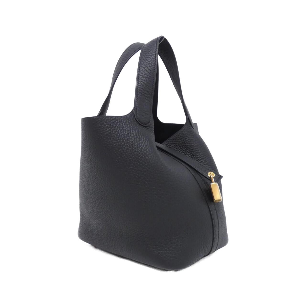 HERMES Picotin 056289CK Handbag Clemence