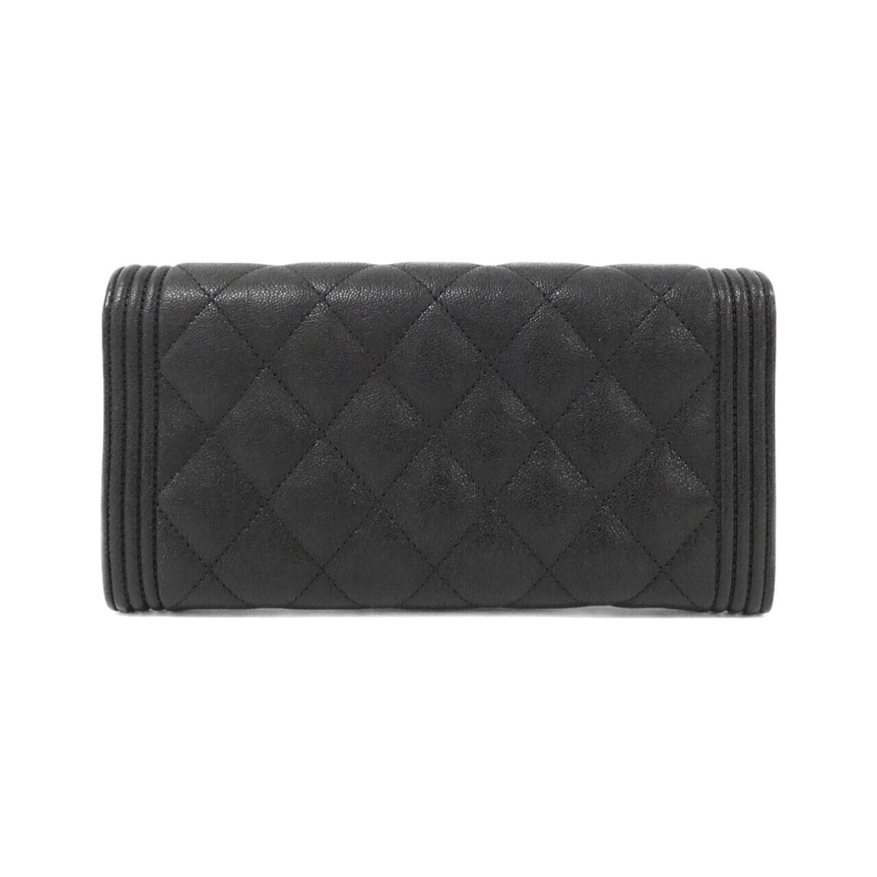 CHANEL Boy Chanel 80286 銀包 荔枝紋牛皮 2