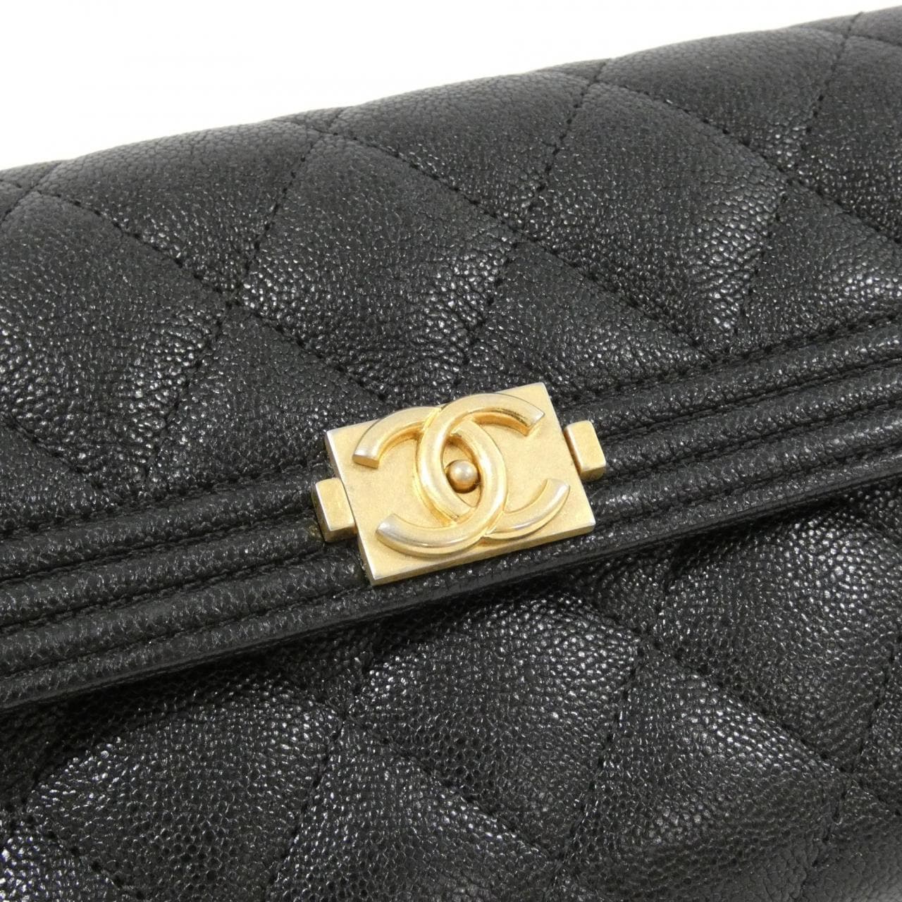 CHANEL Boy Chanel 80286 銀包 荔枝紋牛皮 4