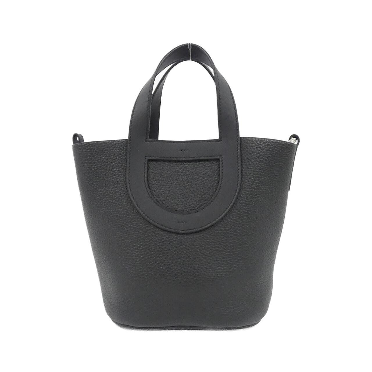 HERMES 084274CK Handbag Clemence