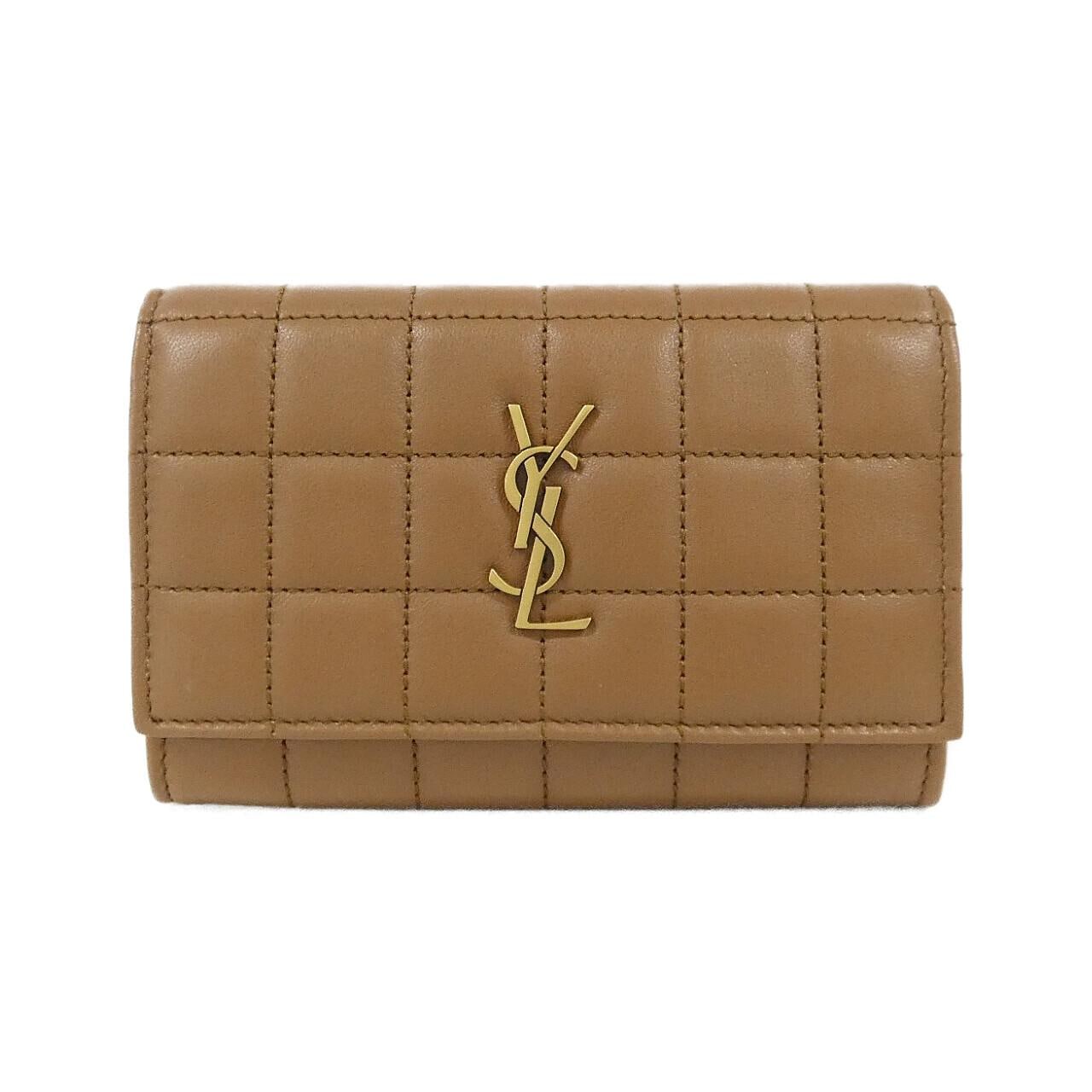 SAINT LAURENT 742430 AABVP 銀包 羊皮