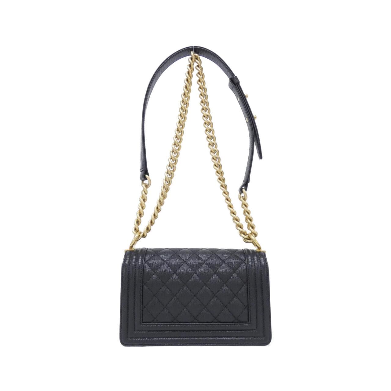 CHANEL Boy Chanel 67085 Shoulder Grained Calfskin 2