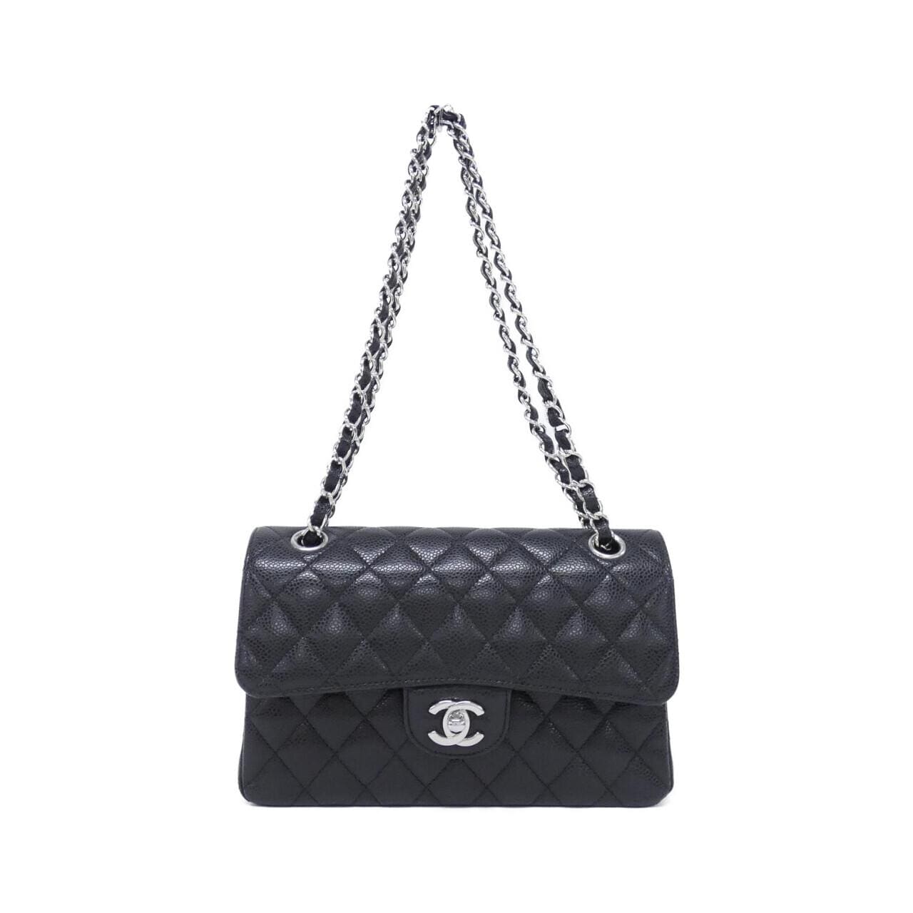 CHANEL Matelasse 1113 Shoulder Grained Calfskin