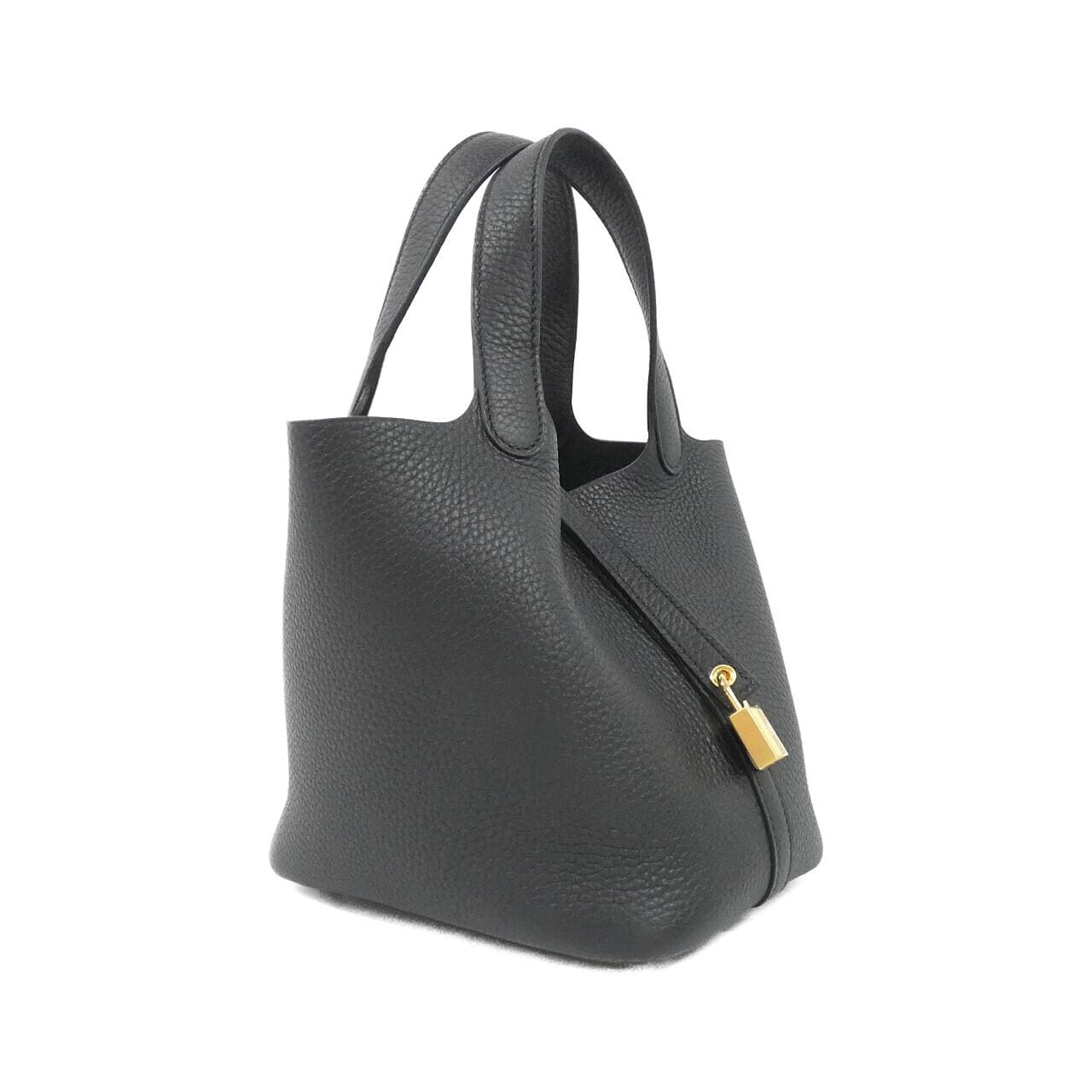 HERMES Picotin 056289CC Handbag Clemence