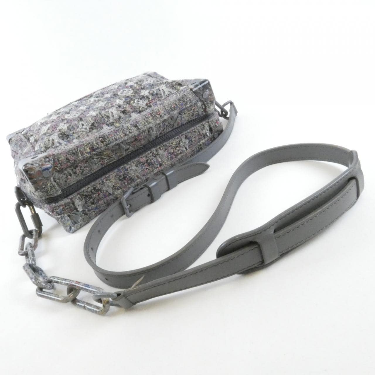 LOUIS VUITTON Soft Trunk M58741 肩背包 棉 4