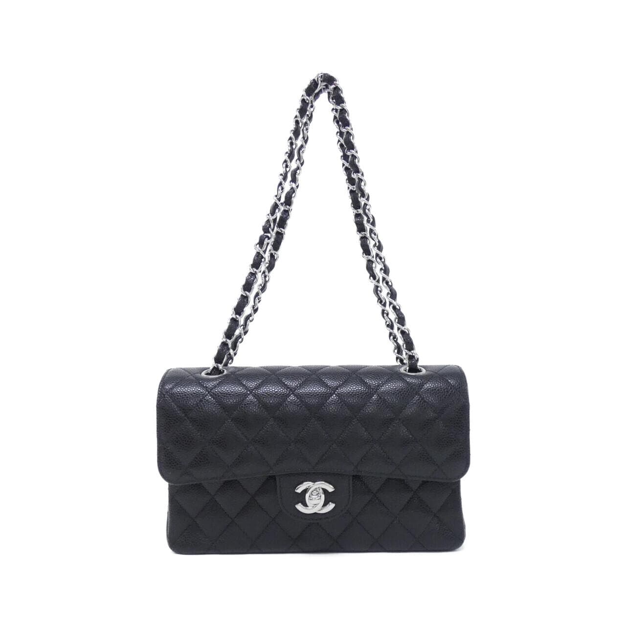 CHANEL Matelasse 1113 Shoulder Grained Calfskin