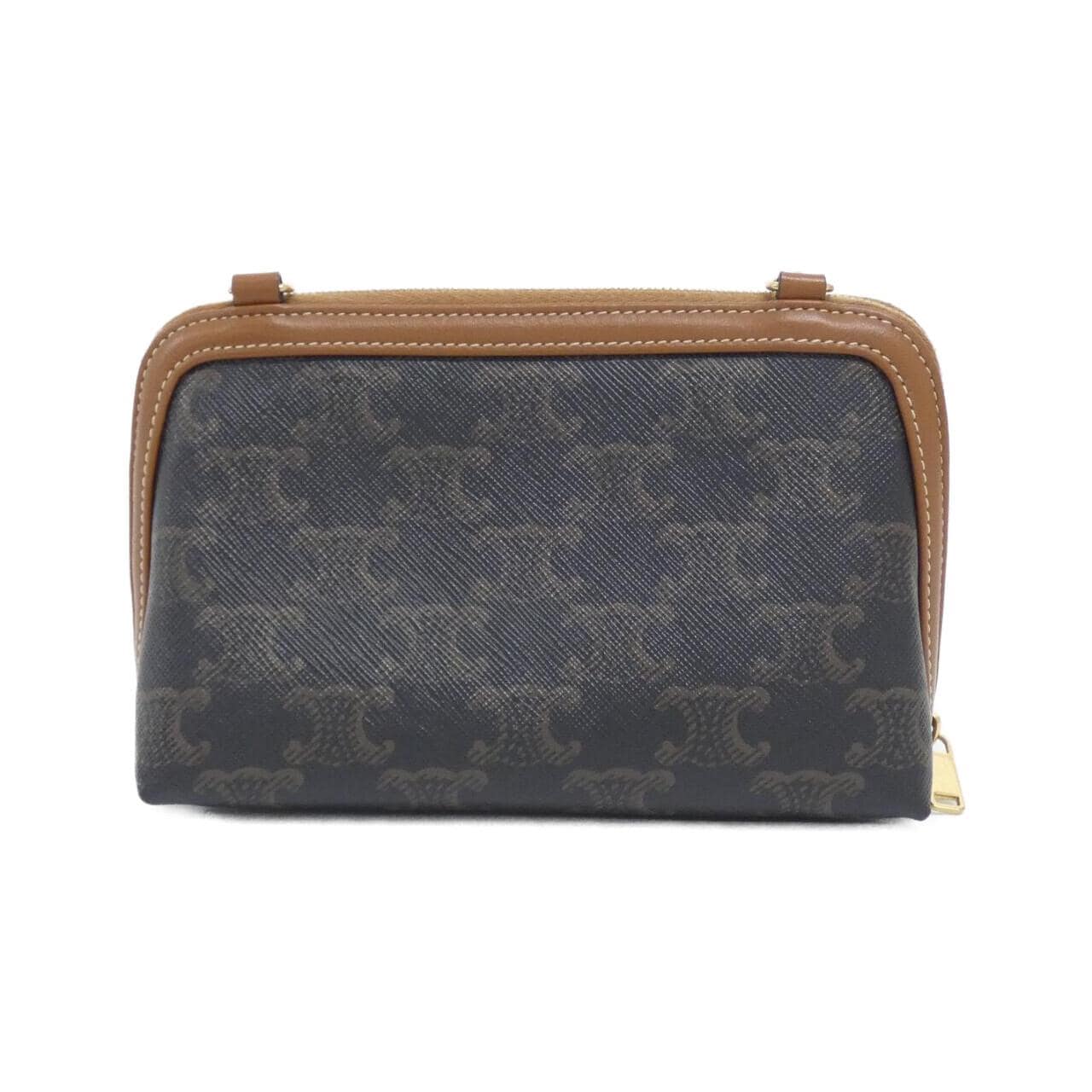 CELINE Triomphe 10E382CBX Shoulder Canvas 2