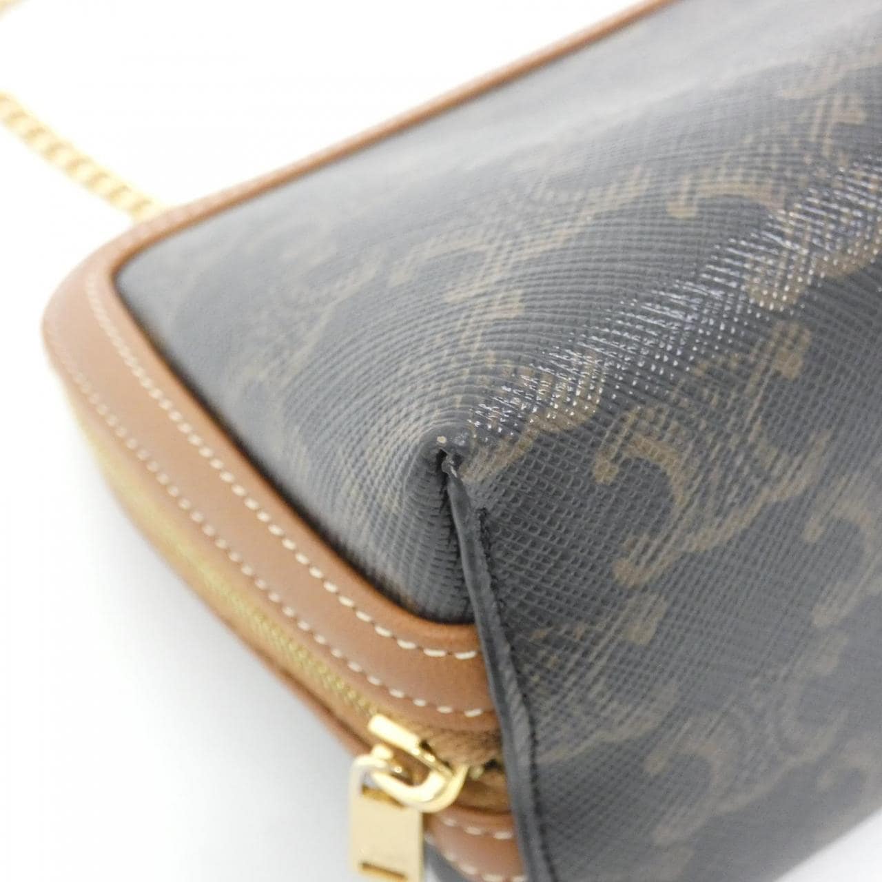 CELINE Triomphe 10E382CBX Shoulder Canvas 3