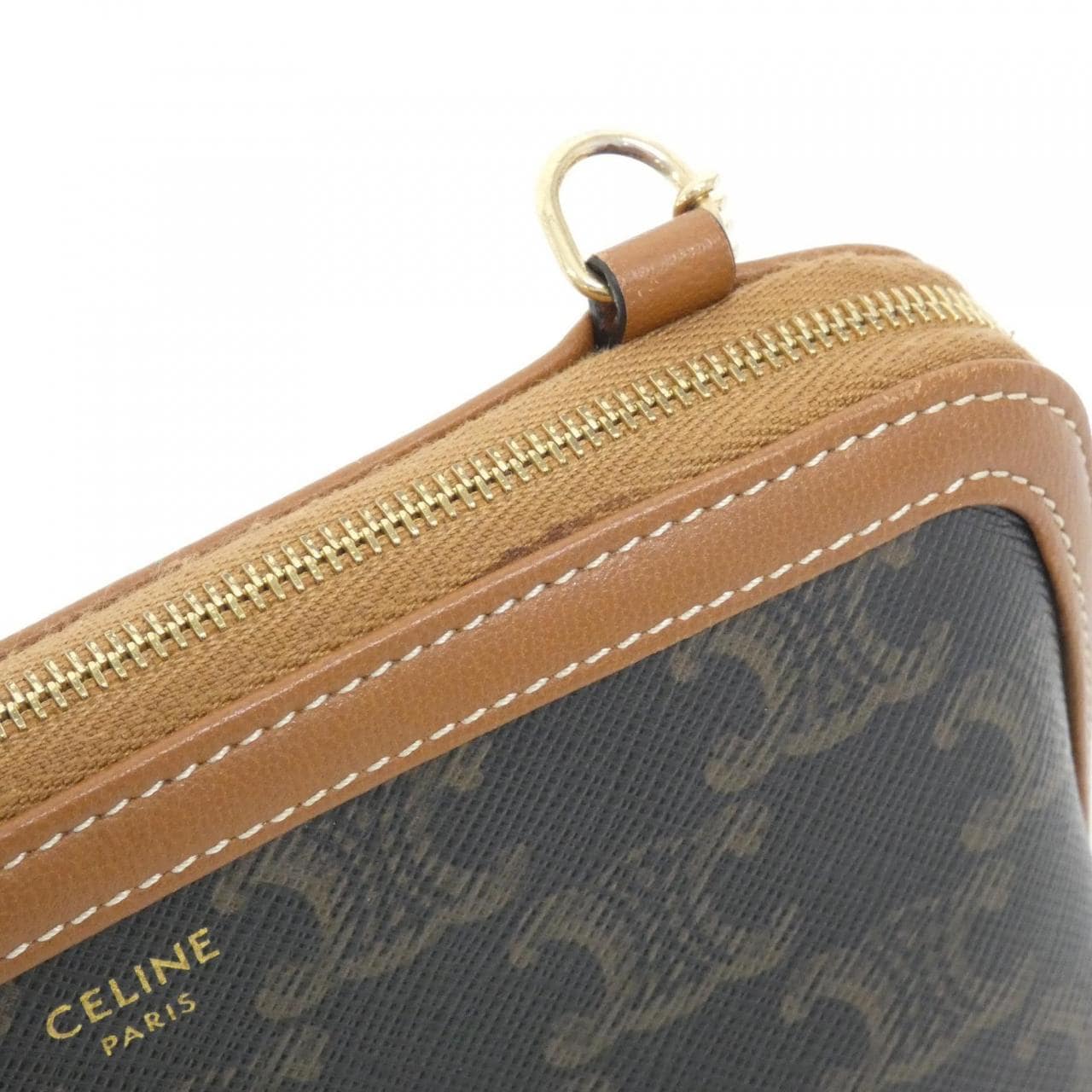 CELINE Triomphe 10E382CBX Shoulder Canvas 4