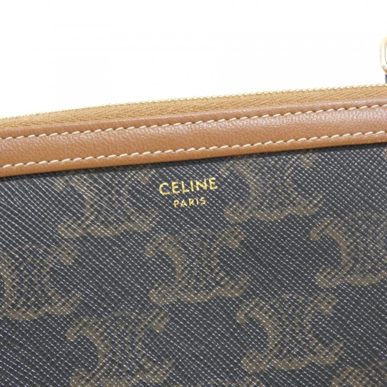 CELINE Triomphe 10E382CBX Shoulder Canvas 5