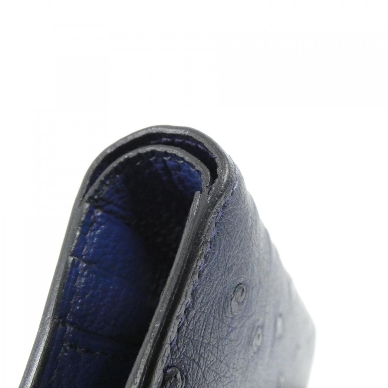 HERMES 044073CC 銀包 鴕鳥皮 3