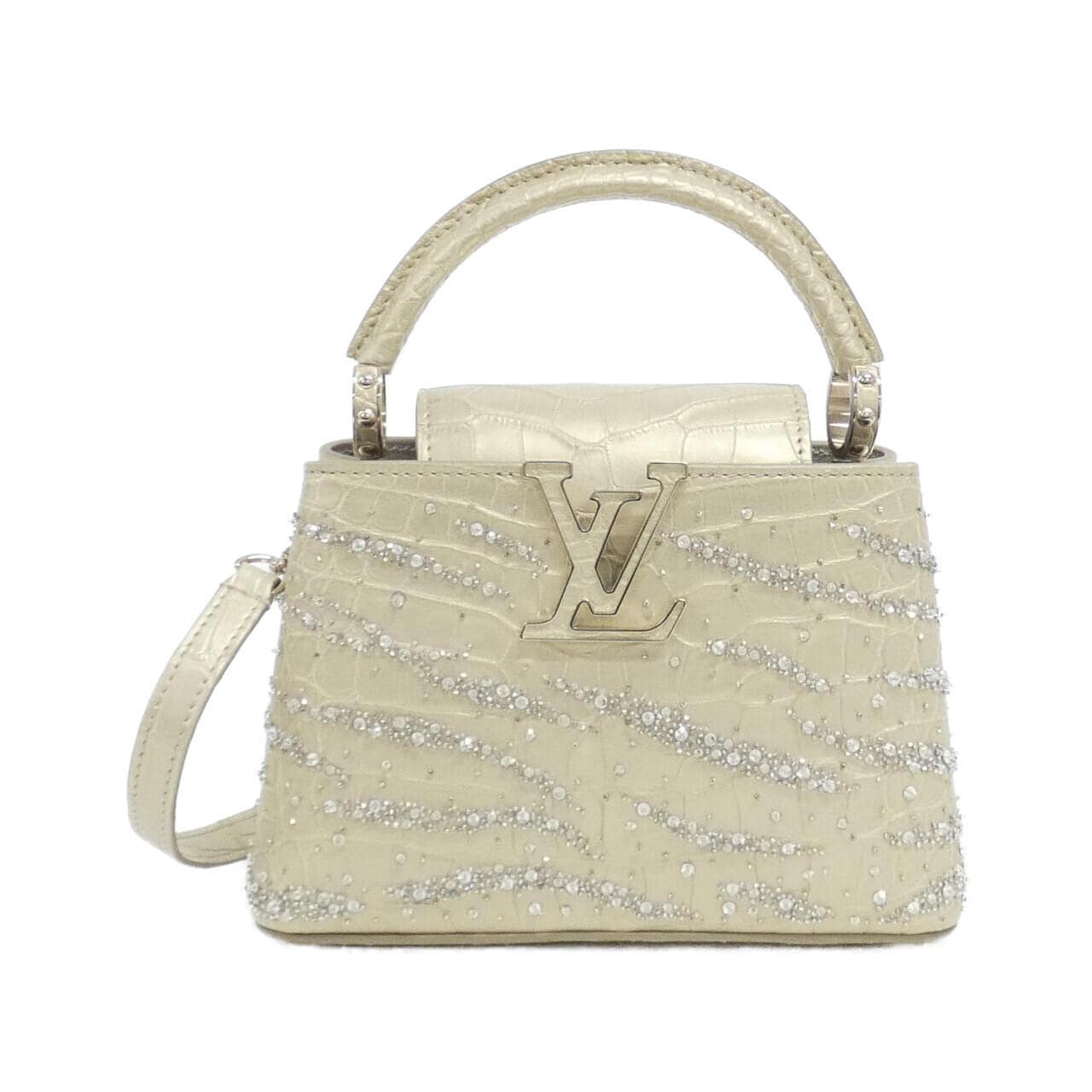 LOUIS VUITTON Capucines N89057 手提包 皮革