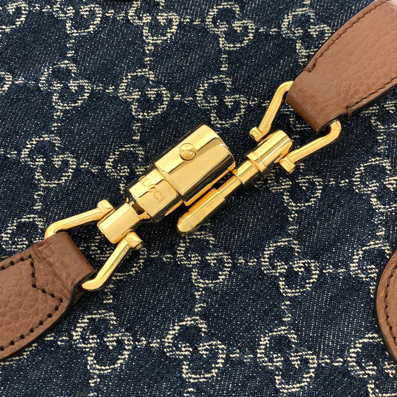 GUCCI 649016 2KQGG 手提包 牛仔布 4