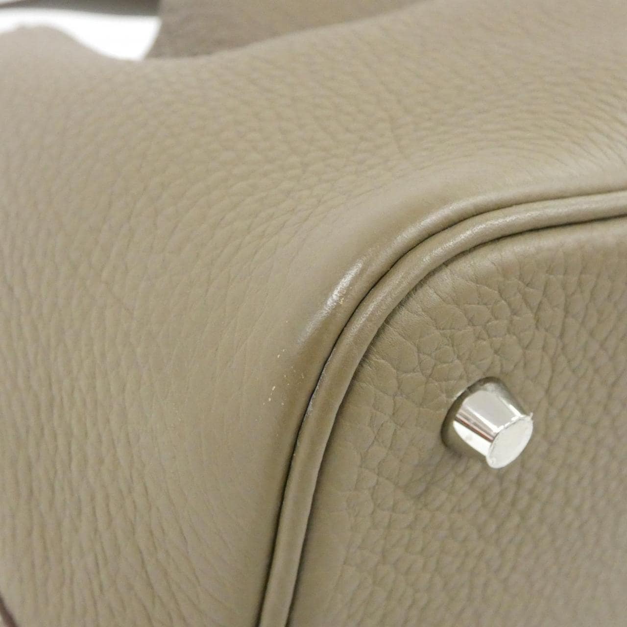 HERMES Picotin 060991CK Handbag Clemence 2