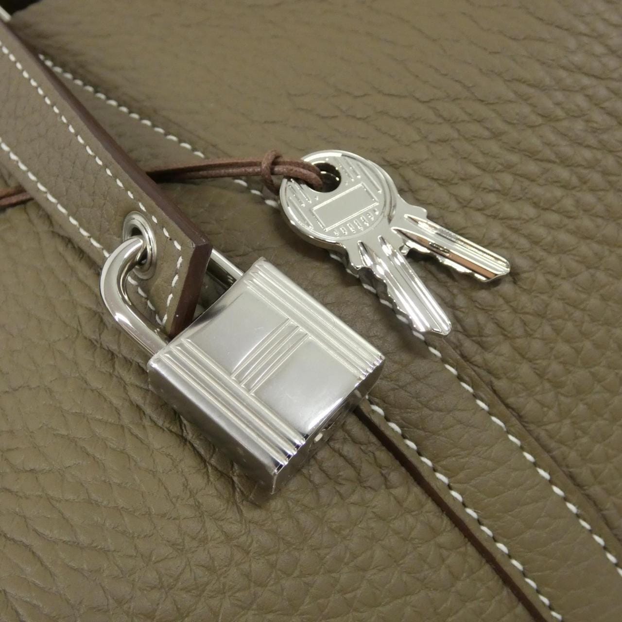 HERMES Picotin 060991CK Handbag Clemence 4
