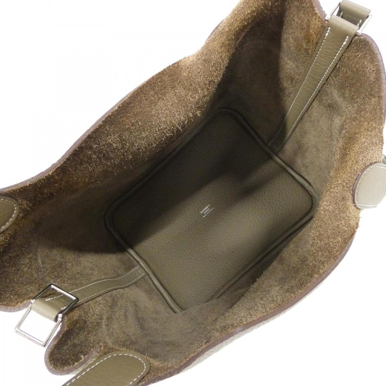 HERMES Picotin 060991CK Handbag Clemence 7
